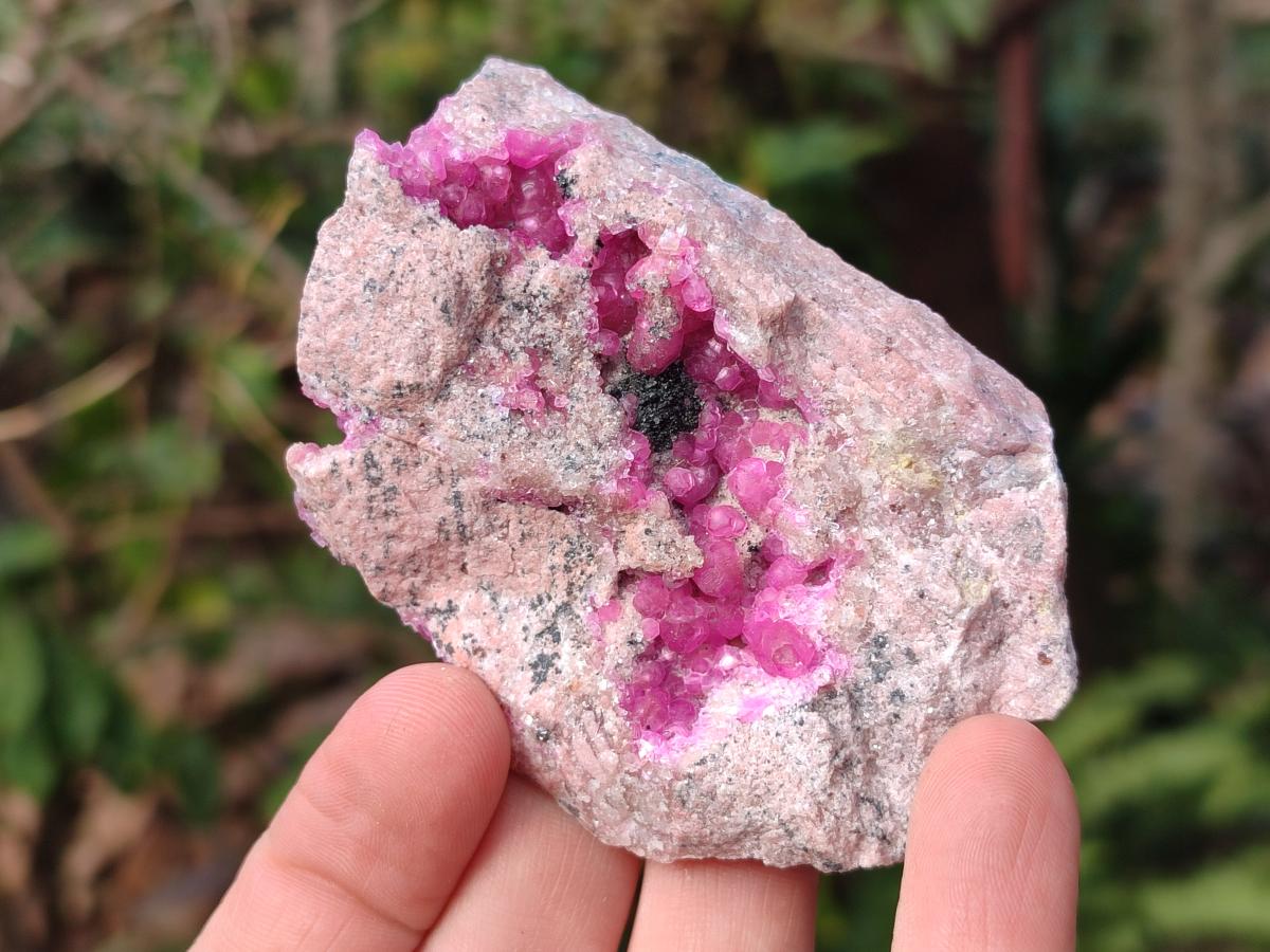 Natural Spherocobaltite Specimens x 6 From Musonoi Mine, Congo - Toprock Gemstones and Minerals 