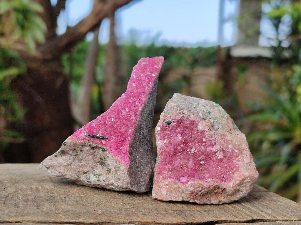 Natural Spherocobaltite Specimens x 6 From Musonoi Mine, Congo - Toprock Gemstones and Minerals 