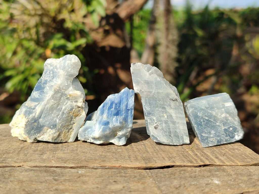 Natural Sky Blue Calcite Specimens with Antimony inclusions x 35 From Spitzkop, Namibia - Toprock Gemstones and Minerals 