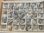 Natural Sky Blue Calcite Specimens with Antimony inclusions x 35 From Spitzkop, Namibia - Toprock Gemstones and Minerals 