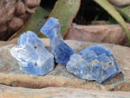 Natural Sky Blue Calcite Specimens with Antimony inclusions x 35 From Spitzkop, Namibia - Toprock Gemstones and Minerals 