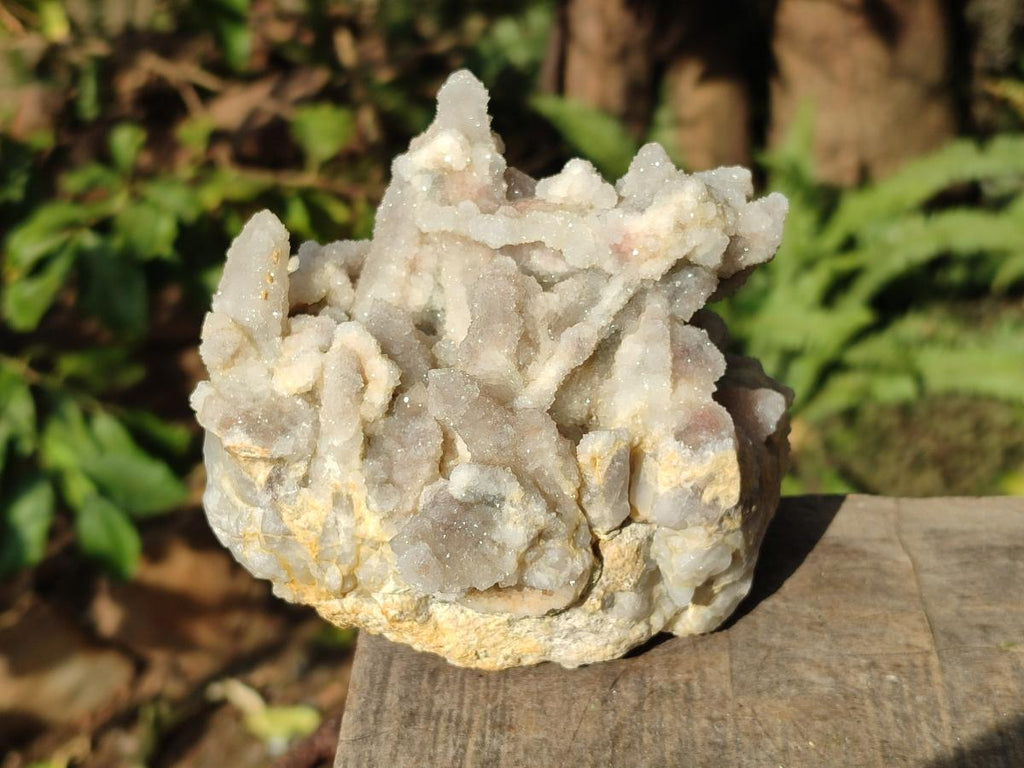 Natural Drusy Fairy Spirit Quartz Clusters x 3 From Boekenhouthoek, South Africa - Toprock Gemstones and Minerals 