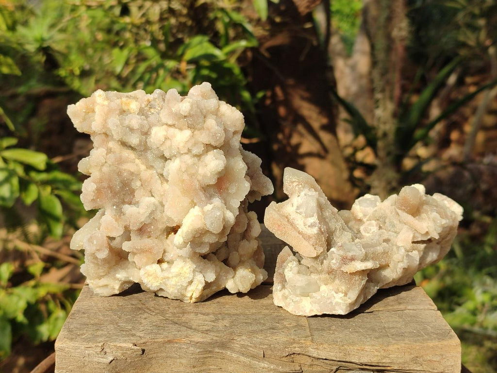 Natural Drusy Fairy Spirit Quartz Clusters x 3 From Boekenhouthoek, South Africa - Toprock Gemstones and Minerals 