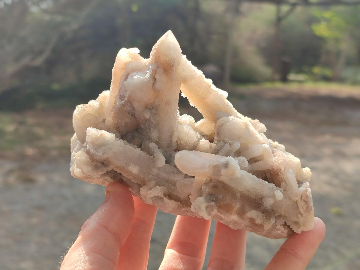 Natural Drusy Fairy Spirit Quartz Clusters x 3 From Boekenhouthoek, South Africa - Toprock Gemstones and Minerals 