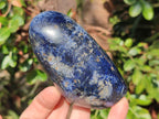 Polished Dumortierite Standing Display Pieces x 6 From Madagascar - Toprock Gemstones and Minerals 