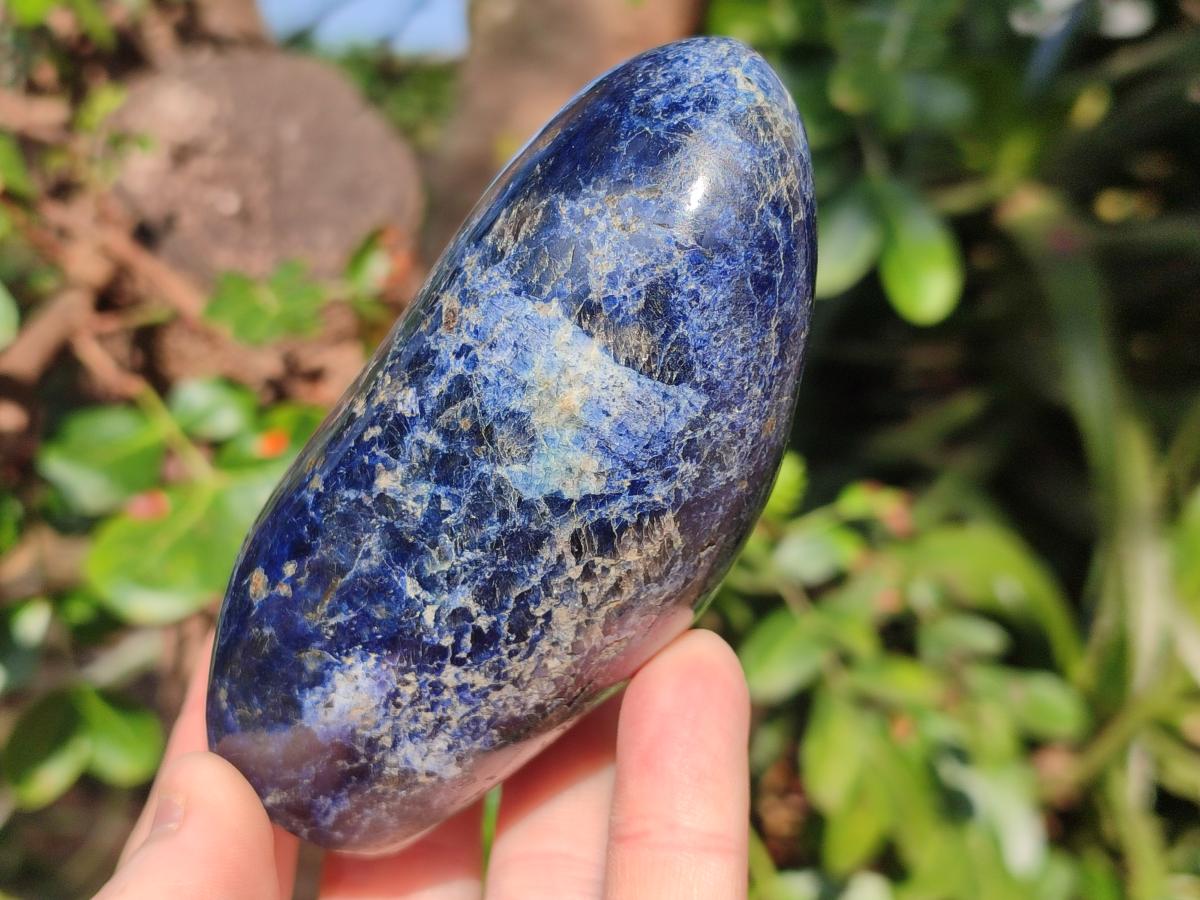 Polished Dumortierite Standing Display Pieces x 6 From Madagascar - Toprock Gemstones and Minerals 