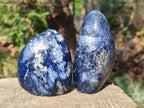 Polished Dumortierite Standing Display Pieces x 6 From Madagascar - Toprock Gemstones and Minerals 