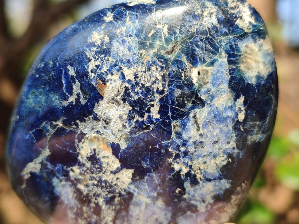 Polished Dumortierite Standing Display Pieces x 6 From Madagascar - Toprock Gemstones and Minerals 
