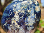 Polished Dumortierite Standing Display Pieces x 6 From Madagascar - Toprock Gemstones and Minerals 