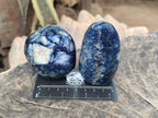 Polished Dumortierite Standing Display Pieces x 6 From Madagascar - Toprock Gemstones and Minerals 