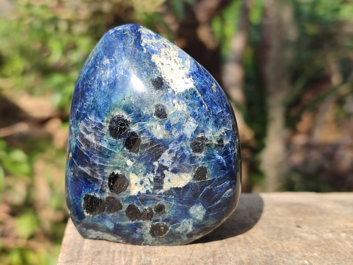 Polished Dumortierite Standing Display Pieces x 6 From Madagascar - Toprock Gemstones and Minerals 