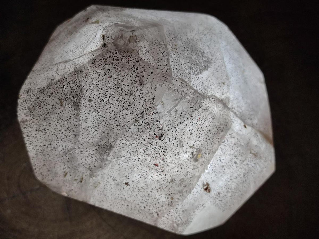 Polished Large Smokey Quartz Crystal with Biotite Mica x 1 From Madagascar - Toprock Gemstones and Minerals 