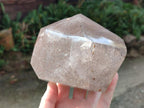 Polished Large Smokey Quartz Crystal with Biotite Mica x 1 From Madagascar - Toprock Gemstones and Minerals 