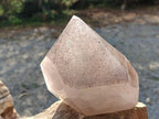 Polished Large Smokey Quartz Crystal with Biotite Mica x 1 From Madagascar - Toprock Gemstones and Minerals 