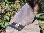 Polished Large Smokey Quartz Crystal with Biotite Mica x 1 From Madagascar - Toprock Gemstones and Minerals 