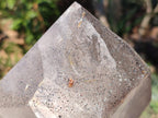 Polished Large Smokey Quartz Crystal with Biotite Mica x 1 From Madagascar - Toprock Gemstones and Minerals 