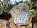 Natural Blue Lace Agate Specimens x 6 From Nsanje, Malawi - Toprock Gemstones and Minerals 