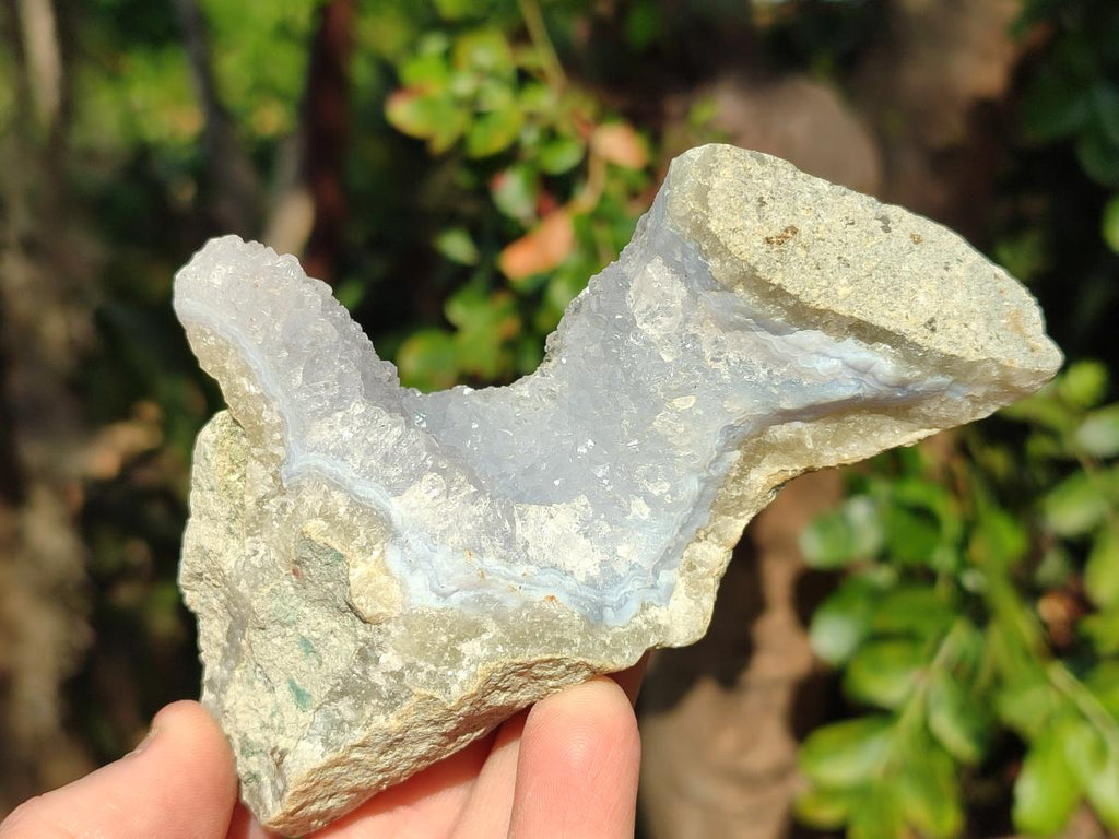 Natural Blue Lace Agate Specimens x 6 From Nsanje, Malawi - Toprock Gemstones and Minerals 