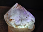 Polished Mixed Window Amethyst Crystals x 2 From Akansobe, Madagascar - Toprock Gemstones and Minerals 