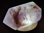 Polished Mixed Window Amethyst Crystals x 2 From Akansobe, Madagascar - Toprock Gemstones and Minerals 
