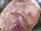 Polished Mixed Window Amethyst Crystals x 2 From Akansobe, Madagascar - Toprock Gemstones and Minerals 