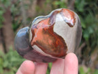 Polished Polychrome Jasper Twin Hearts x 6 From NW Coast, Madagascar - Toprock Gemstones and Minerals 