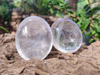 Polished Clear Quartz Crystal Galets x 12 From Madagascar - Toprock Gemstones and Minerals 