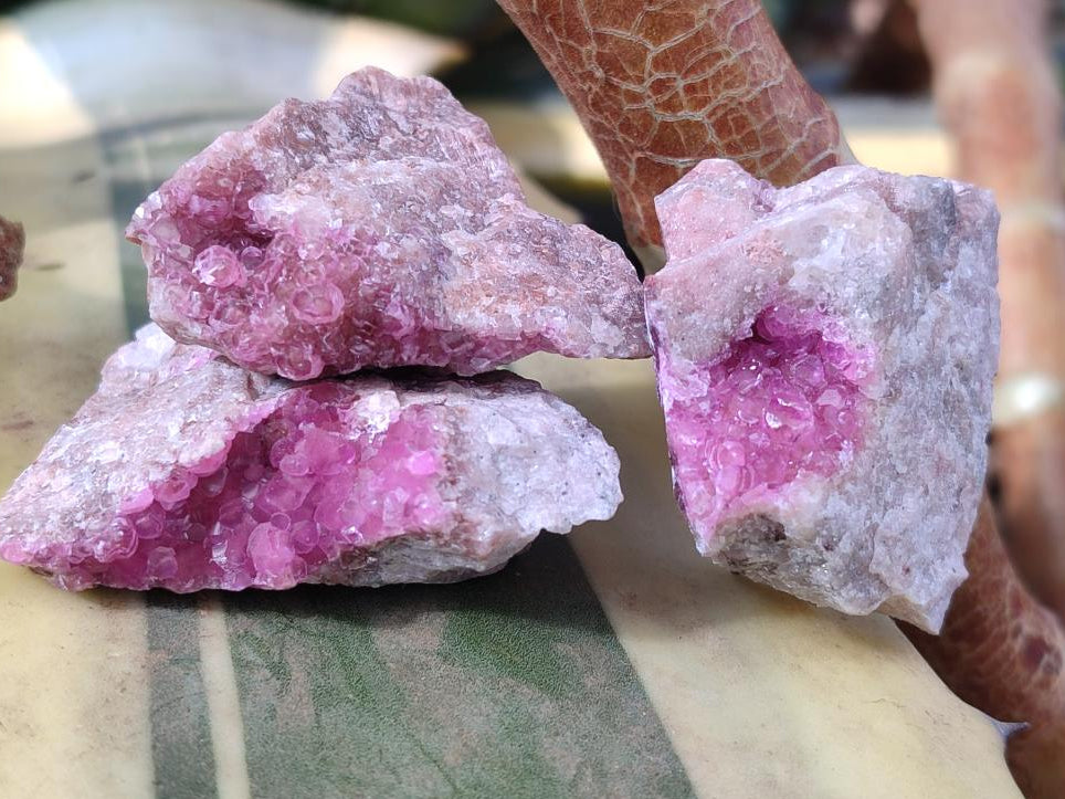 Natural Spherocobaltite Specimens x 24 From Musonoi Mine, Congo - Toprock Gemstones and Minerals 