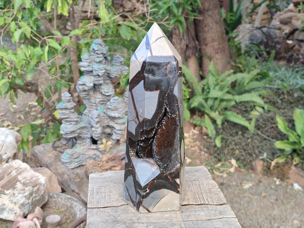 Polished Large Septerye Sauvage "Tower" x 1 From Mahajanga, Madagascar - Toprock Gemstones and Minerals 