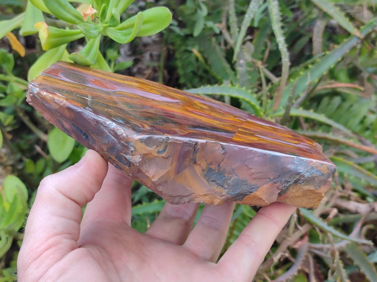 Polished One Side Jupiter Jasper Specimens x 3 From South Africa - Toprock Gemstones and Minerals 