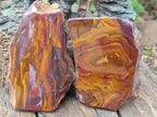 Polished One Side Jupiter Jasper Specimens x 3 From South Africa - Toprock Gemstones and Minerals 