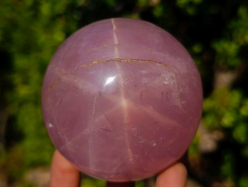Polished Gemmy Star Rose Quartz Spheres x 3 From Madagascar - Toprock Gemstones and Minerals 