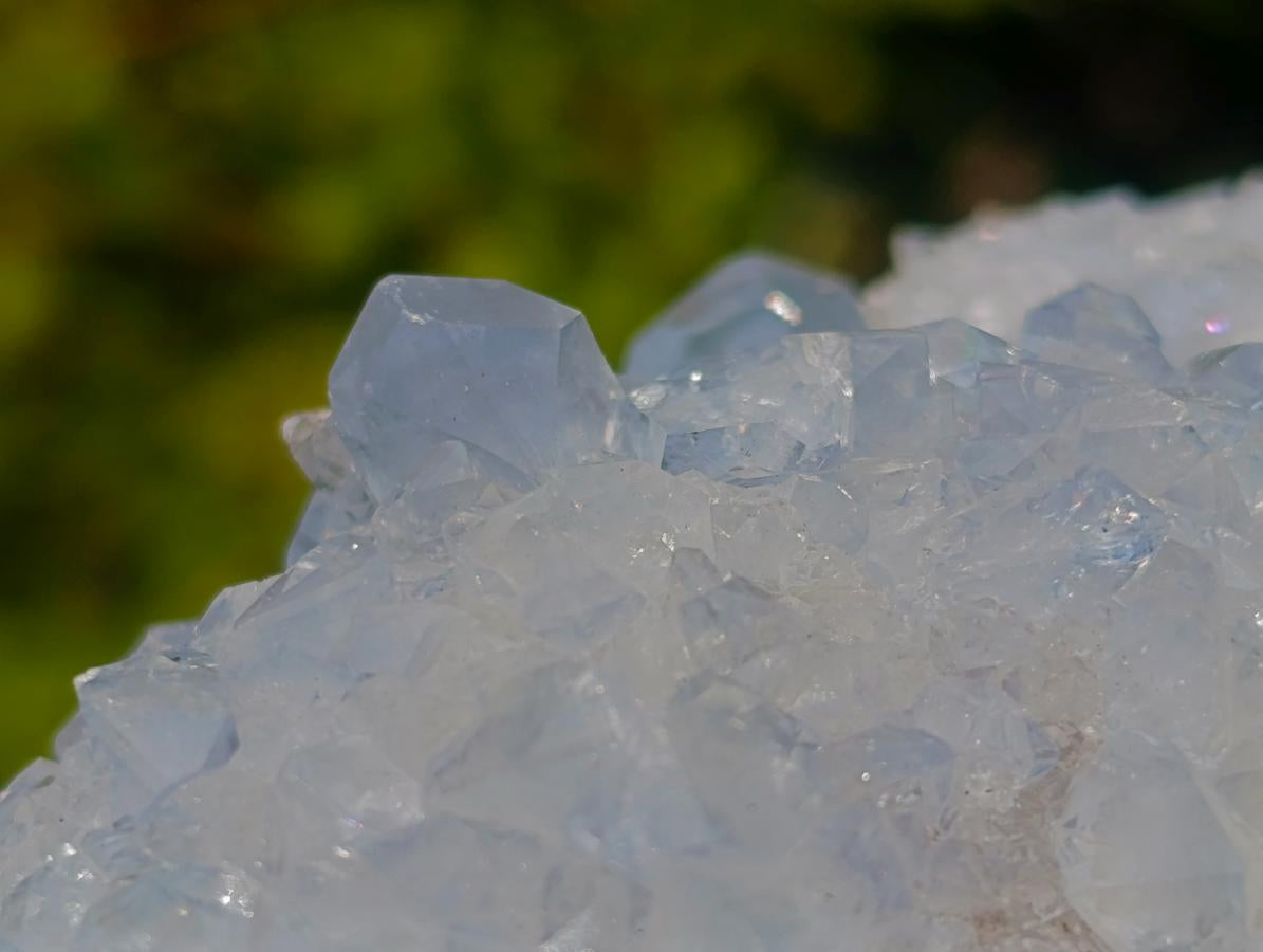 Natural Blue Celestite Specimens x 2 From Sakoany, Madagascar - Toprock Gemstones and Minerals 