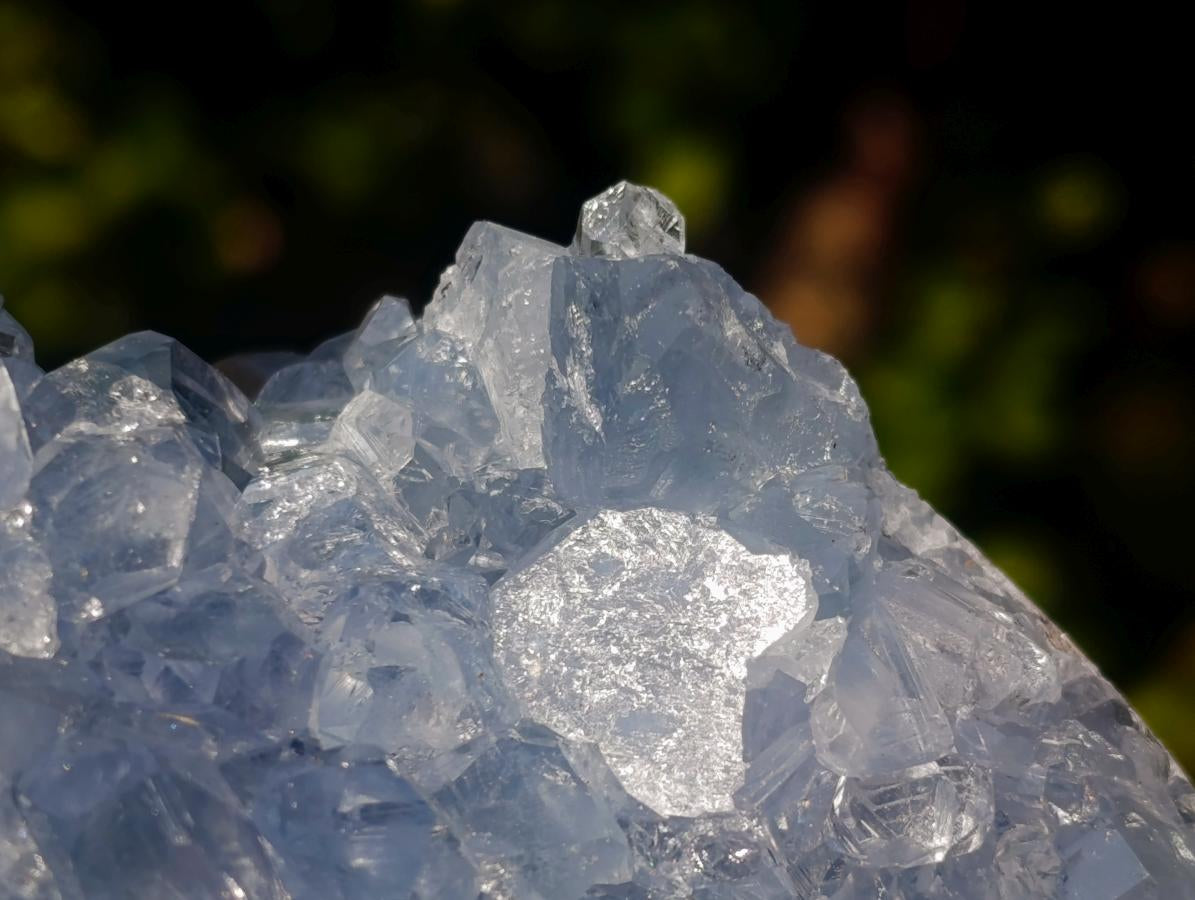 Natural Blue Celestite Specimens x 2 From Sakoany, Madagascar - Toprock Gemstones and Minerals 