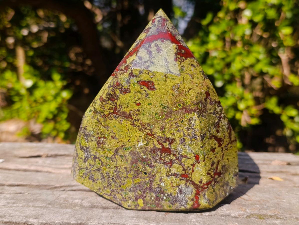 Polished Large Bastite Dragonsblood Stone Display Crystal x 1 From Tshipise, South Africa - Toprock Gemstones and Minerals 