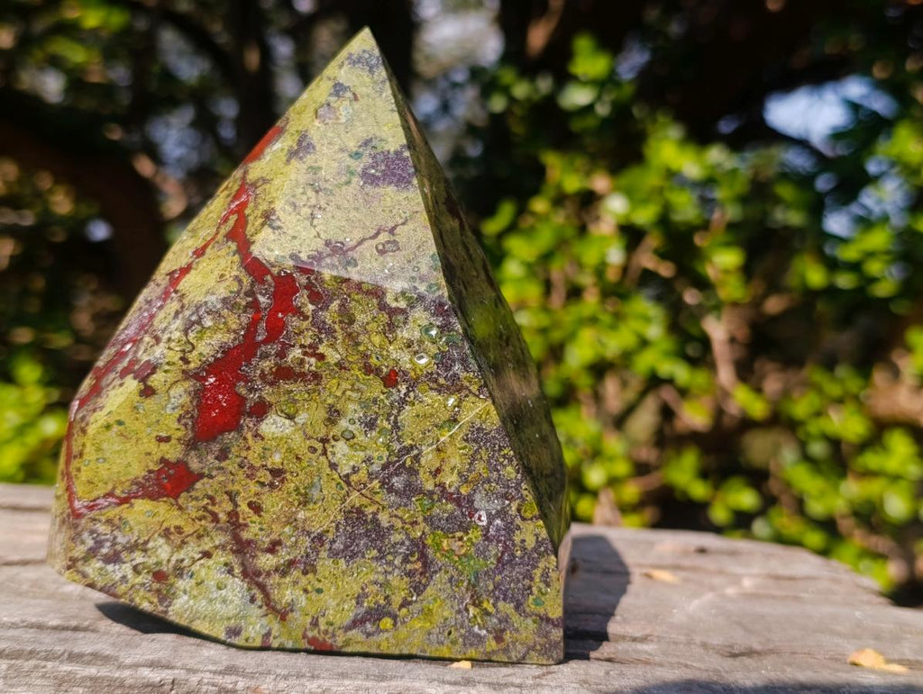 Polished Large Bastite Dragonsblood Stone Display Crystal x 1 From Tshipise, South Africa - Toprock Gemstones and Minerals 