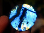 Polished One Side Labradorite Slices x 70 From Madagascar - Toprock Gemstones and Minerals 