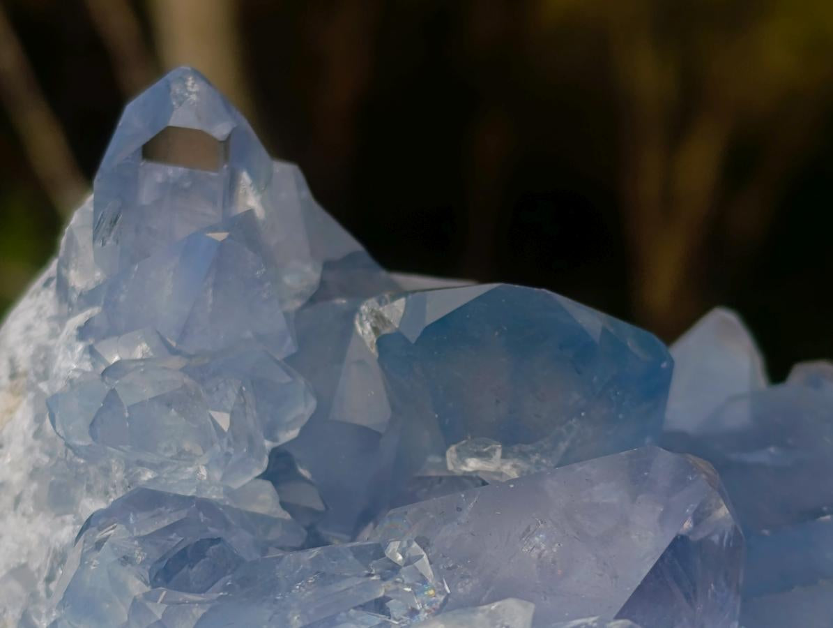 Natural Large Blue Celestite Specimen x 1 From Sakoany, Madagascar - Toprock Gemstones and Minerals 