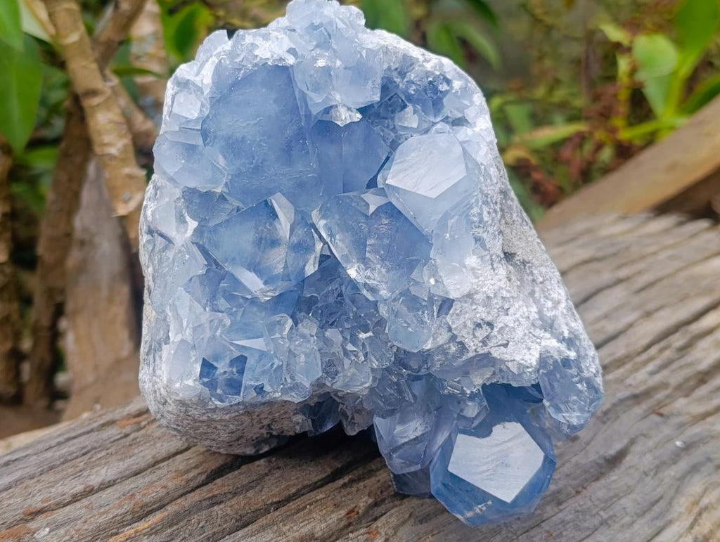 Natural Large Blue Celestite Specimen x 1 From Sakoany, Madagascar - Toprock Gemstones and Minerals 