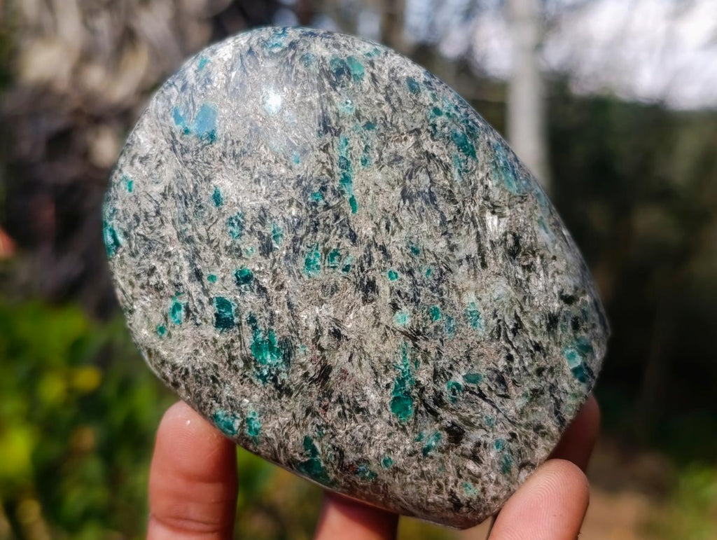 Polished Emerald Mica 'Mutokolite' Standing Display Pieces x 4 From Mutoko, Zimbabwe - Toprock Gemstones and Minerals 