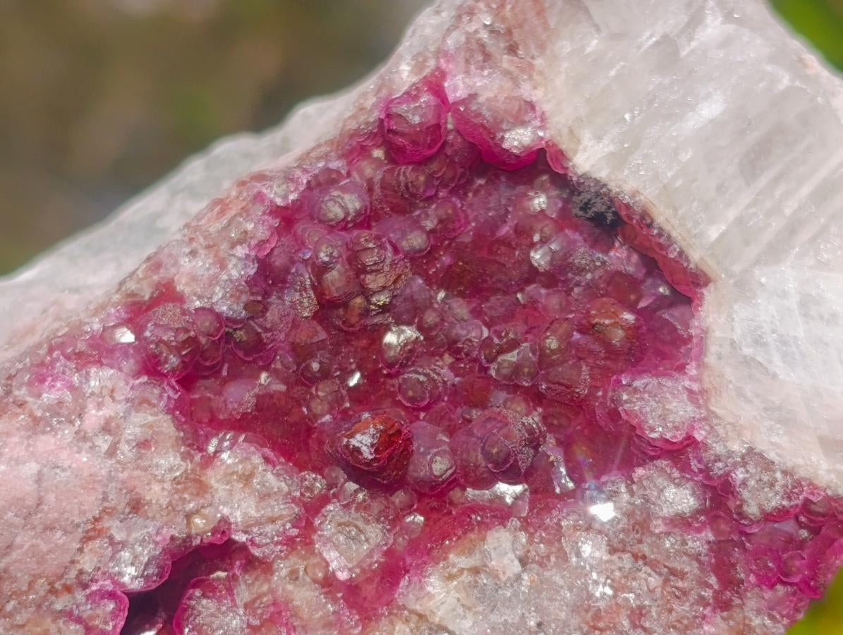 Natural Spherocobaltite Specimens x 3 From Musonoi Mine, Congo - Toprock Gemstones and Minerals 