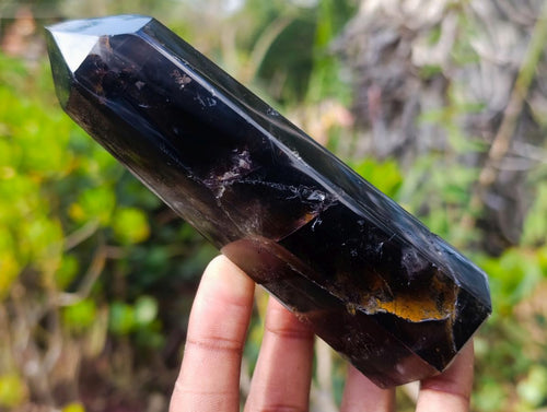 Polished Smokey Quartz Crystals x 3 From Madagascar - Toprock Gemstones and Minerals 