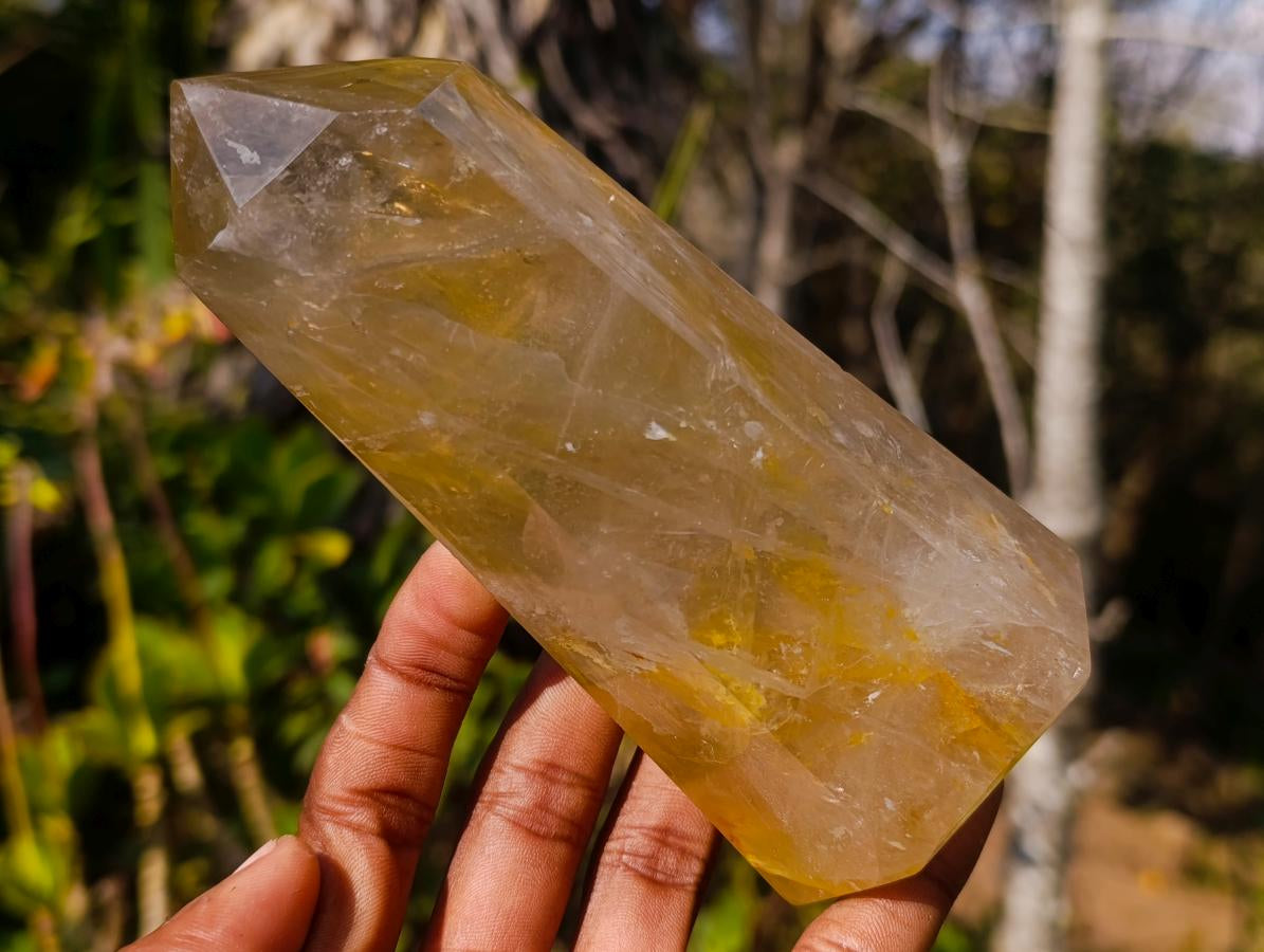 Polished Smokey Quartz Crystals x 3 From Madagascar - Toprock Gemstones and Minerals 