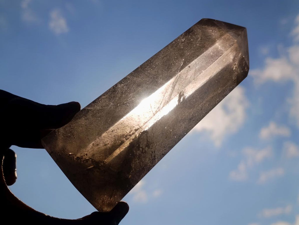 Polished Smokey Quartz Crystals x 3 From Madagascar - Toprock Gemstones and Minerals 