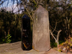 Polished Smokey Quartz Crystals x 3 From Madagascar - Toprock Gemstones and Minerals 