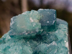 Natural Green Cubic Fluorite Specimens x 6 From Mandrosonoro, Madagascar - Toprock Gemstones and Minerals 