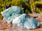 Natural Green Cubic Fluorite Specimens x 6 From Mandrosonoro, Madagascar - Toprock Gemstones and Minerals 