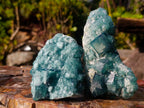 Natural Green Cubic Fluorite Specimens x 6 From Mandrosonoro, Madagascar - Toprock Gemstones and Minerals 