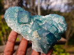 Natural Green Cubic Fluorite Specimens x 6 From Mandrosonoro, Madagascar - Toprock Gemstones and Minerals 