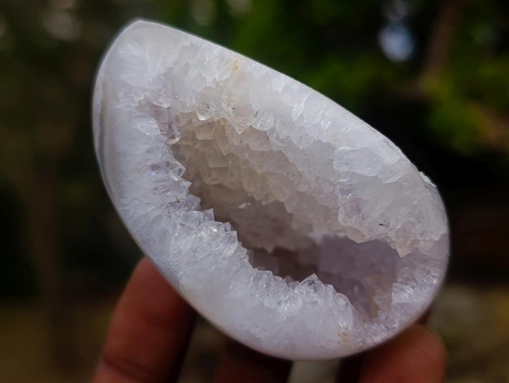Polished Agate Amethyst Geodes x 5 From Maintirano, Madagascar - Toprock Gemstones and Minerals 
